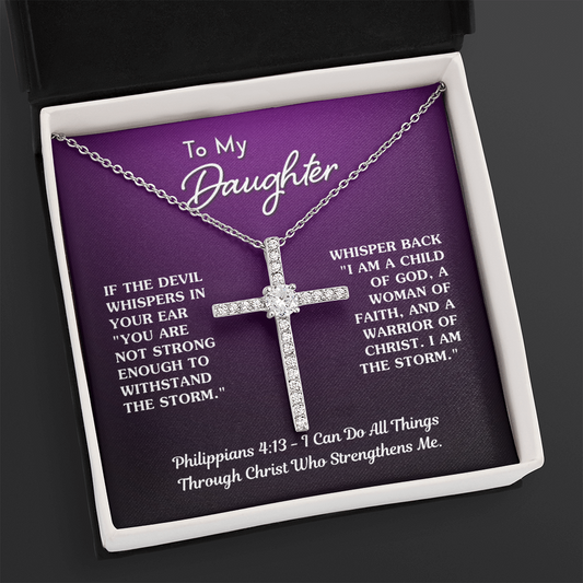 Gift for Daughter "I Am A Child Of God" Cross