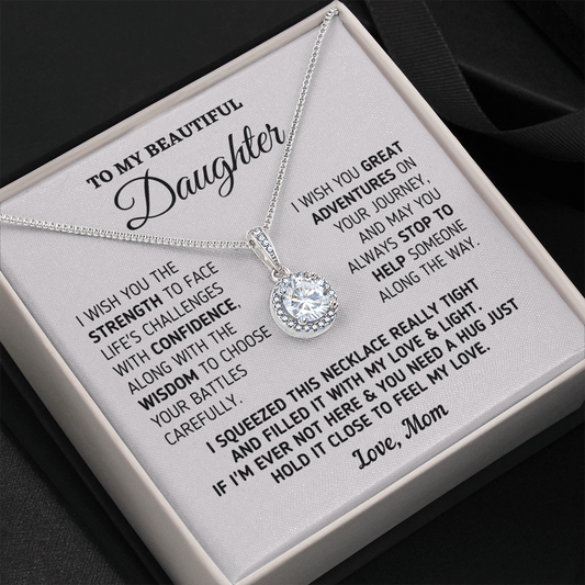 Gift for Daughter "I Wish You Great Adventures" Necklace