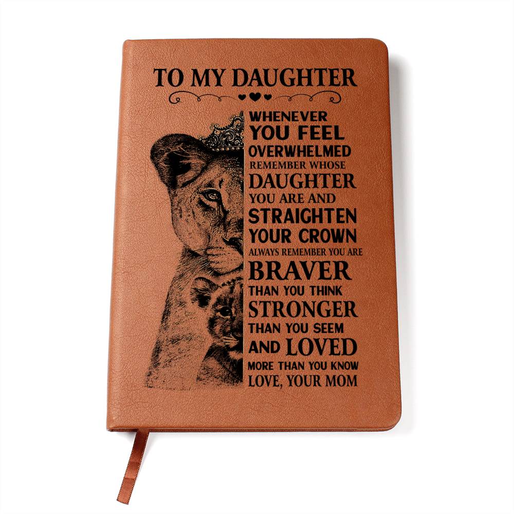 Gift For Daughter From Mom "Remember Whose Daughter You Are" Journal