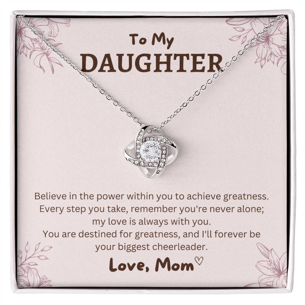 Gift For Daughter From Mom "My Love Is Always With You" Necklace
