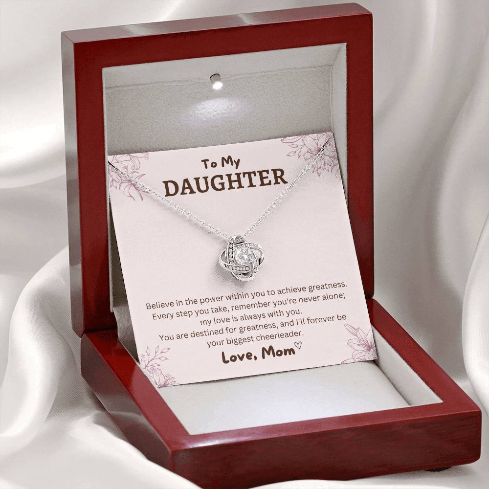 Gift For Daughter From Mom "My Love Is Always With You" Necklace