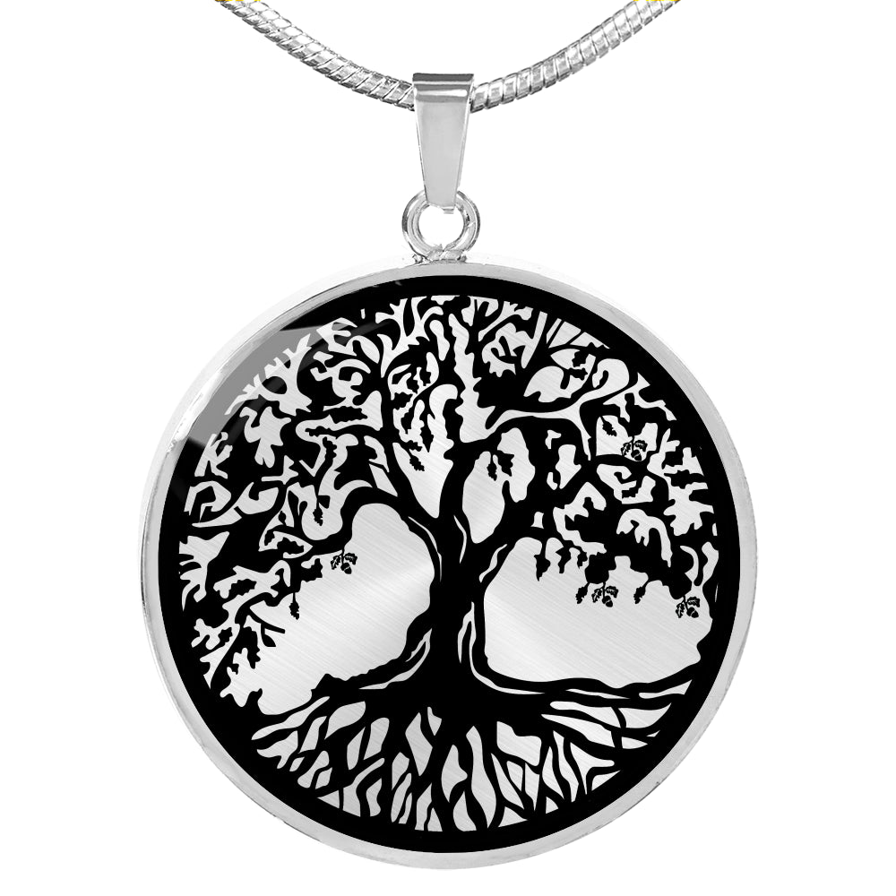 Impeccable "Tree Of Life" Pendant Necklace With Available Custom Engraving