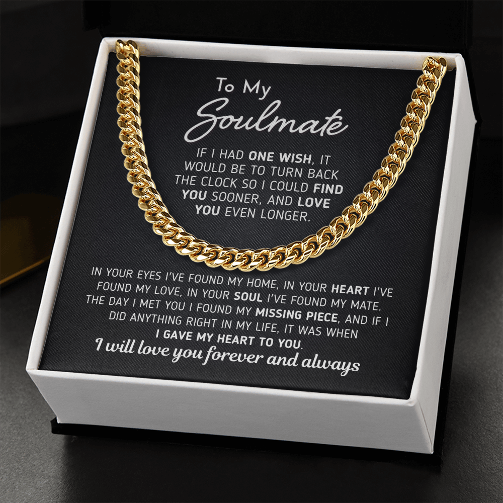 Gift for Soulmate "If I Had One Wish" Necklace