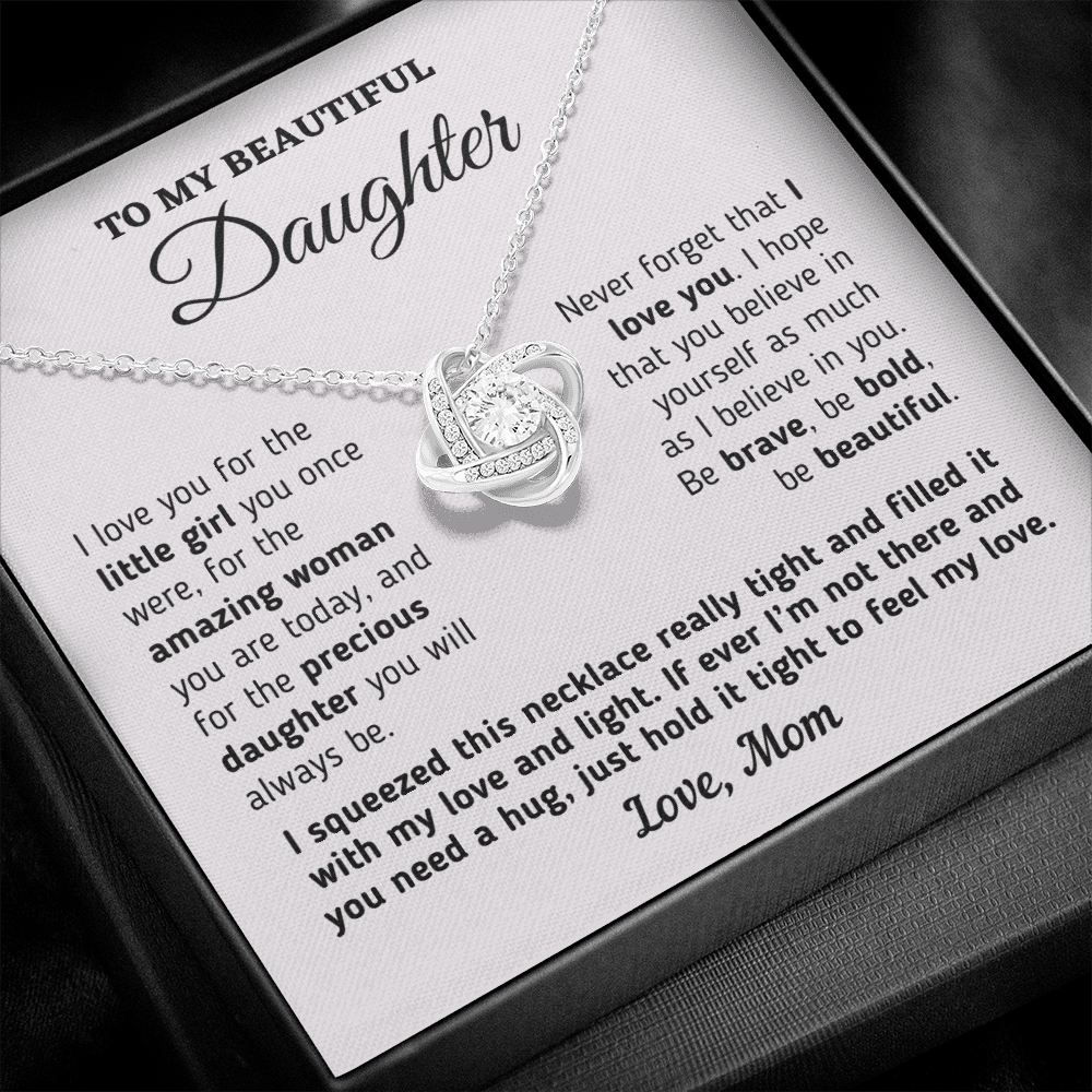 Gift for Daughter "My Precious Daughter" Necklace
