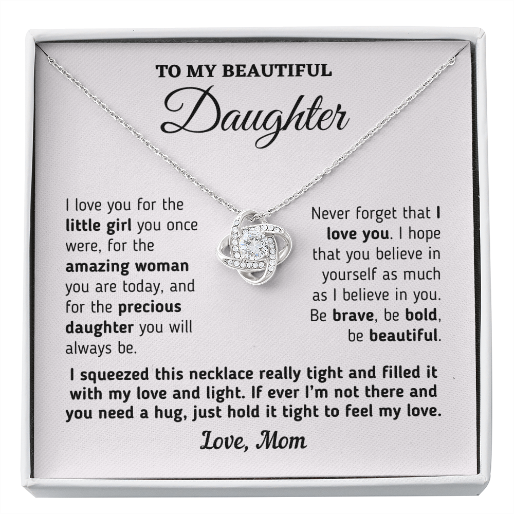Gift for Daughter "My Precious Daughter" Necklace