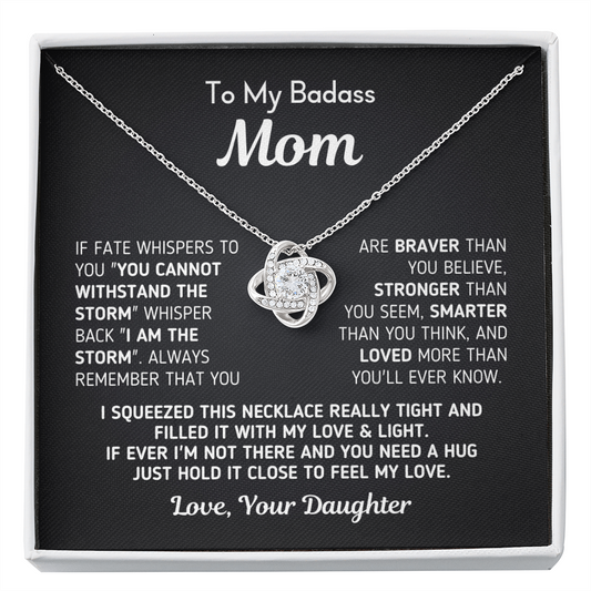 Gift for Mom From Daughter - I Am The Storm Necklace